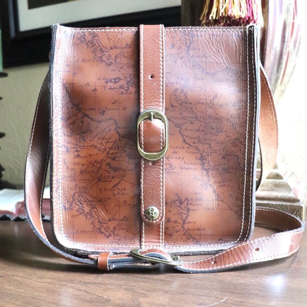 Patricia Nash Venezia Map Print Crossbody